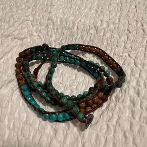 Turquoise Chan Luu wrap bracelet